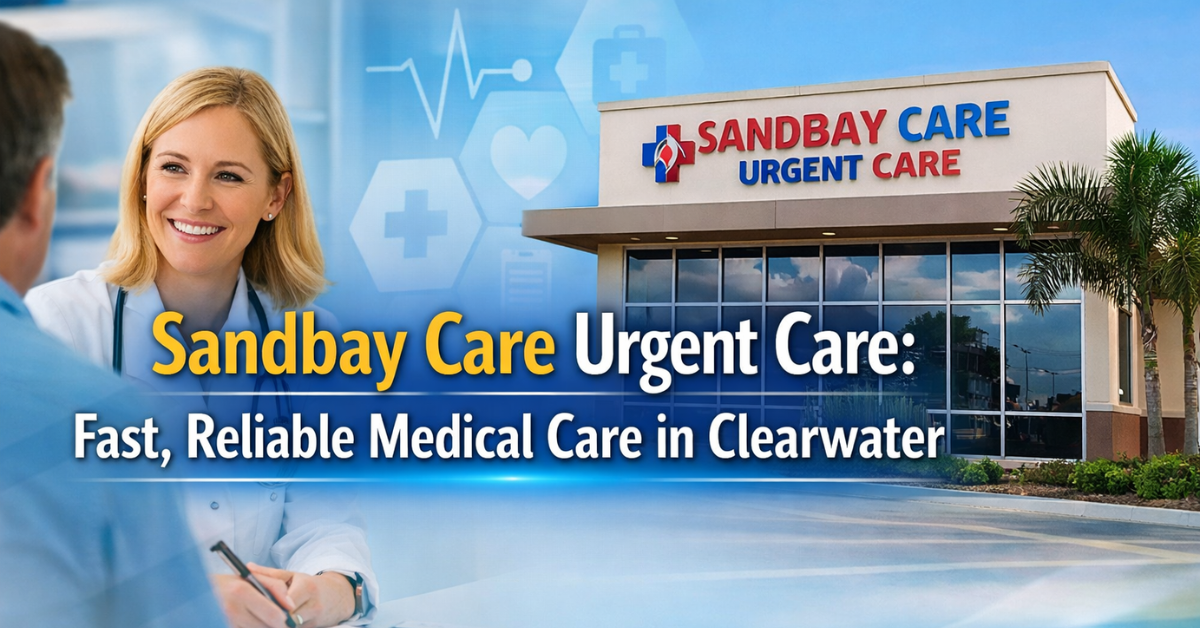 Sandbay Care Urgent Care clinic in Clearwater providing fast and reliable medical services at a walk-in urgent care center.